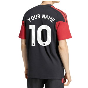 2026-2027 Man Utd Tiro Training Tee (Black) (Your Name)