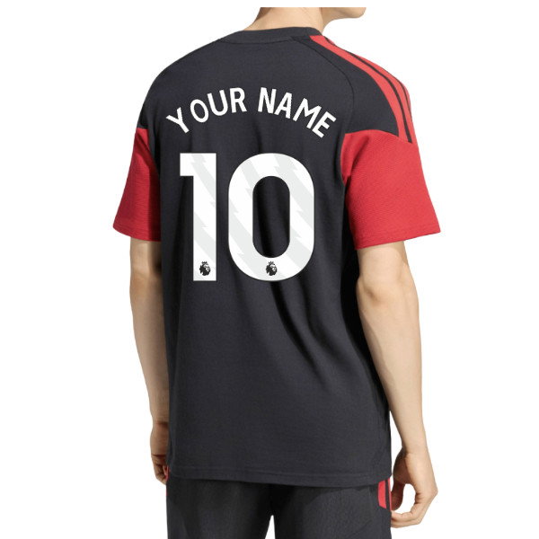 2026-2027 Man Utd Tiro Training Tee (Black) (Your Name)