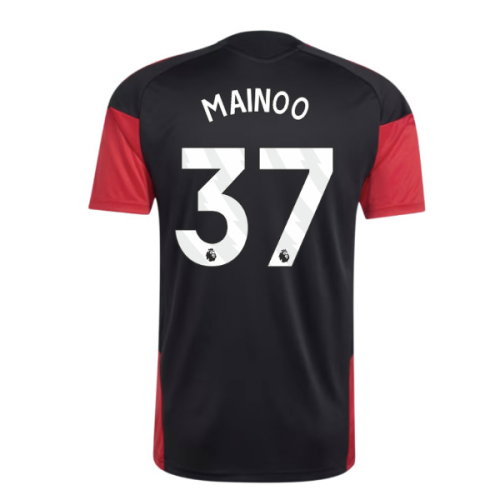 2026-2027 Man Utd Training Jersey (Black) (Mainoo 37)