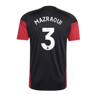 2026-2027 Man Utd Training Jersey (Black) (Mazraoui 3)