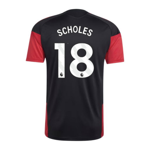 2026-2027 Man Utd Training Jersey (Black) (Scholes 18)