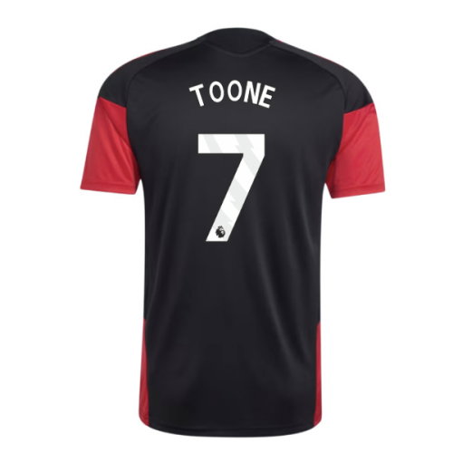 2026-2027 Man Utd Training Jersey (Black) (Toone 7)