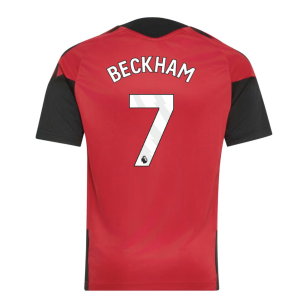2026-2027 Man Utd Training Jersey (Red) - Kids (Beckham 7)