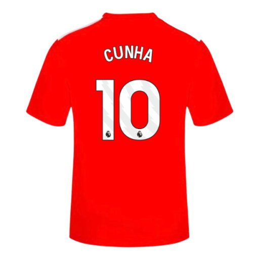 2026-2027 Manchester United Home FAN Shirt (Kids) (Cunha 10)