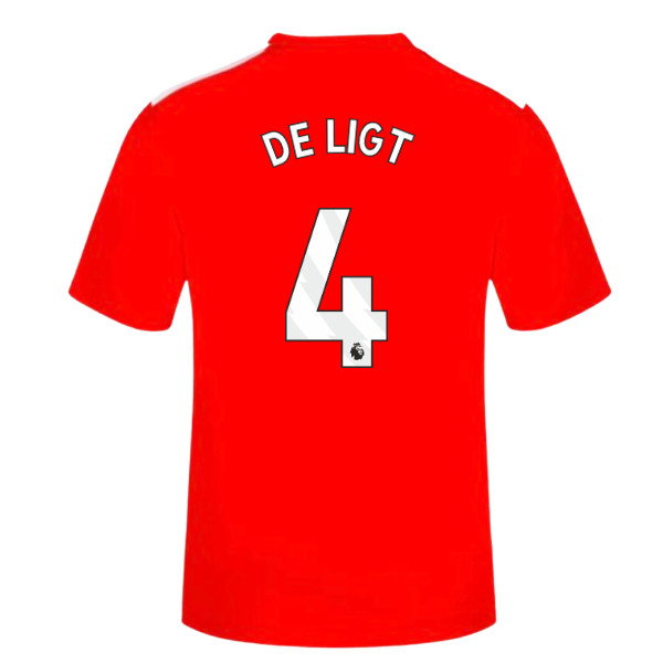 2026-2027 Manchester United Home FAN Shirt (Kids) (De Ligt 4)