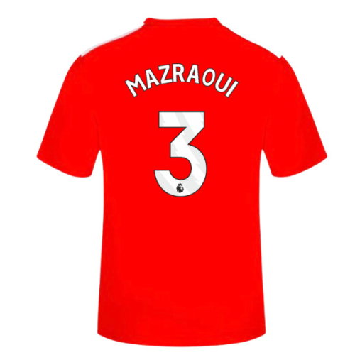 2026-2027 Manchester United Home FAN Shirt (Kids) (Mazraoui 3)