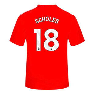 2026-2027 Manchester United Home FAN Shirt (Kids) (Scholes 18)