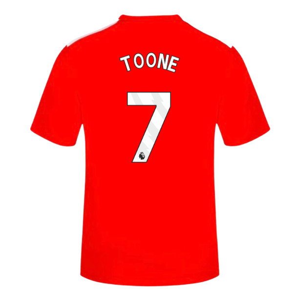 2026-2027 Manchester United Home FAN Shirt (Kids) (Toone 7)