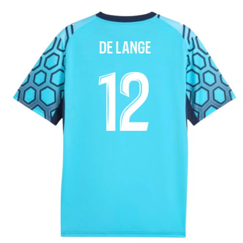 2026-2027 Marseille Home Goalkeeper Shirt (Bright Aqua) (De Lange 12)