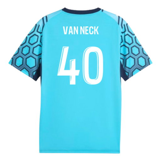 2026-2027 Marseille Home Goalkeeper Shirt (Bright Aqua) (Van Neck 40)