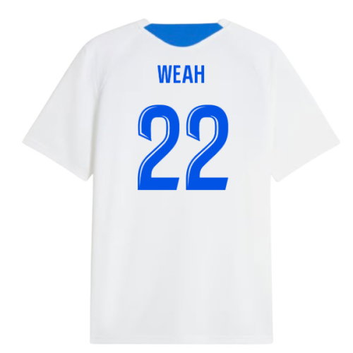 2026-2027 Marseille Training Jersey (White) (Weah 22)
