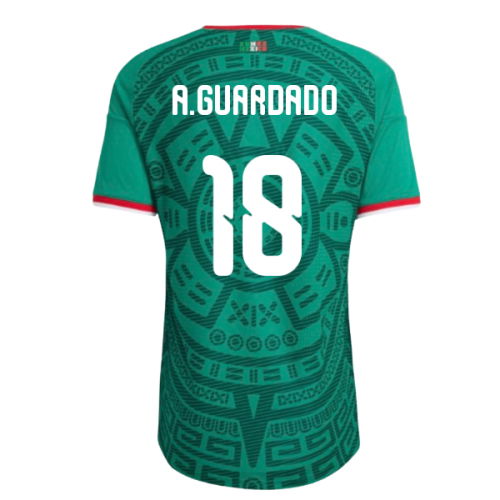 2026-2027 Mexico Authentic Home Shirt (A.Guardado 18)
