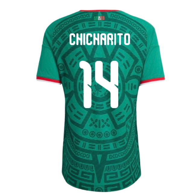 2026-2027 Mexico Authentic Home Shirt (Chicharito 14)