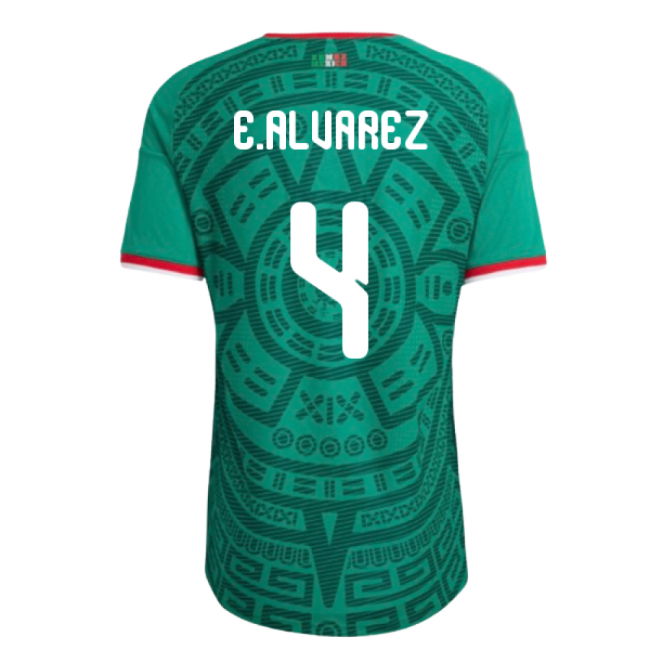 2026-2027 Mexico Authentic Home Shirt (E.Alvarez 4)