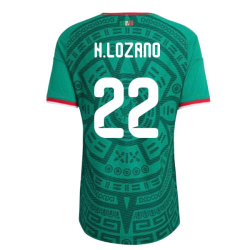 2026-2027 Mexico Authentic Home Shirt (H.Lozano 22)