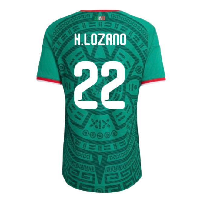 2026-2027 Mexico Authentic Home Shirt (H.Lozano 22)