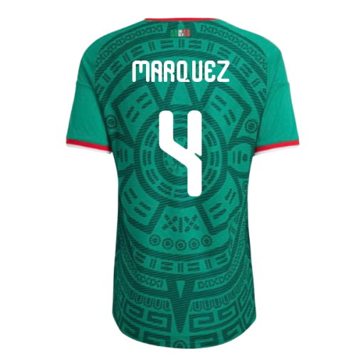 2026-2027 Mexico Authentic Home Shirt (Marquez 4)
