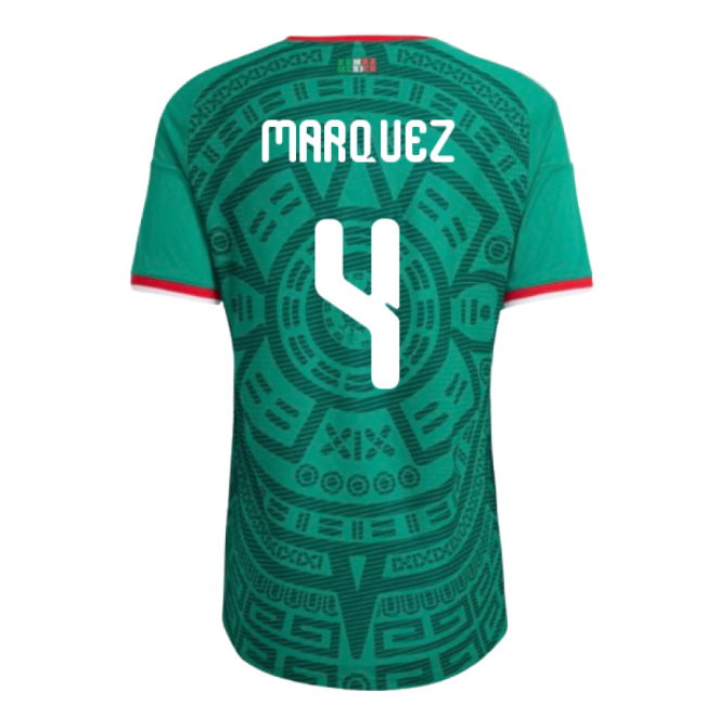 2026-2027 Mexico Authentic Home Shirt (Marquez 4)