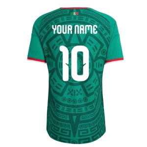 2026-2027 Mexico Authentic Home Shirt (Your Name)