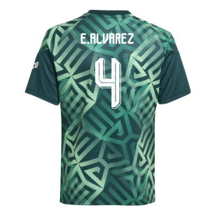 2026-2027 Mexico Home Pre-Match Shirt (Aurora Ivy) - Kids (E.Alvarez 4)