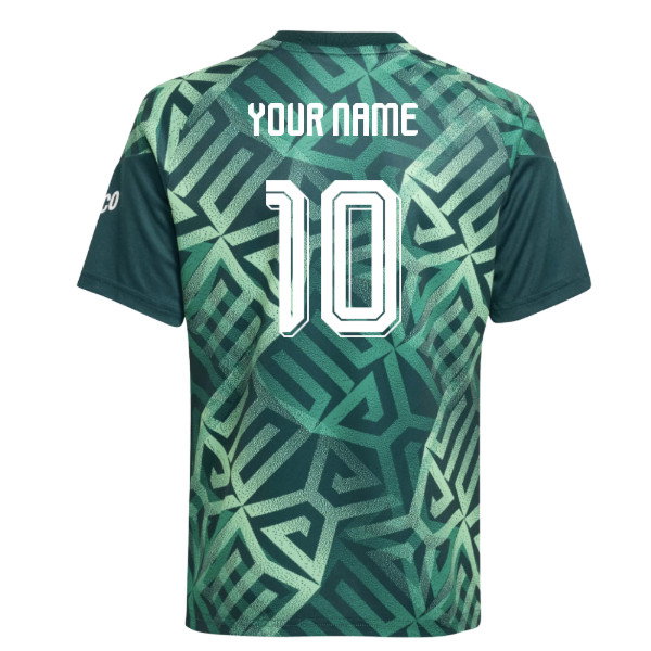2026-2027 Mexico Home Pre-Match Shirt (Aurora Ivy) - Kids (Your Name)