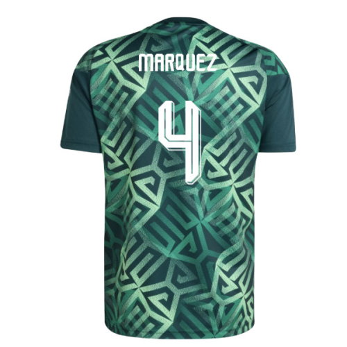 2026-2027 Mexico Home Pre-Match Shirt (Aurora Ivy) (Marquez 4)