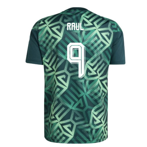 2026-2027 Mexico Home Pre-Match Shirt (Aurora Ivy) (Raul 9)