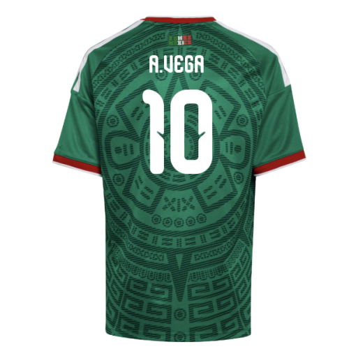 2026-2027 Mexico Home Shirt (Kids) (A.Vega 10)