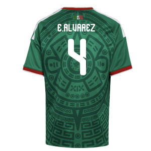 2026-2027 Mexico Home Shirt (Kids) (E.Alvarez 4)