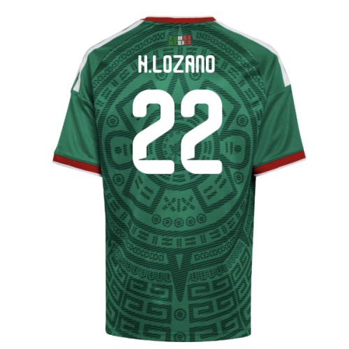 2026-2027 Mexico Home Shirt (Kids) (H.Lozano 22)