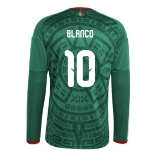 2026-2027 Mexico Long Sleeve Home Shirt (Blanco 10)