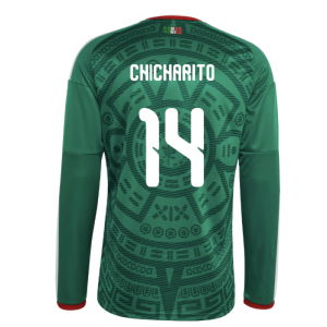 2026-2027 Mexico Long Sleeve Home Shirt (Chicharito 14)