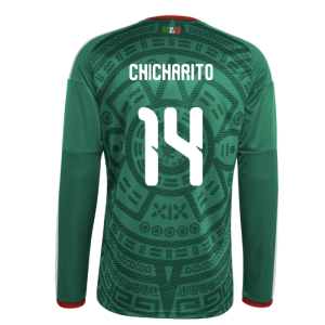 2026-2027 Mexico Long Sleeve Home Shirt (Chicharito 14)