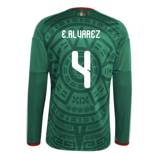 2026-2027 Mexico Long Sleeve Home Shirt (E.Alvarez 4)