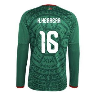 2026-2027 Mexico Long Sleeve Home Shirt (H.Herrera 16)