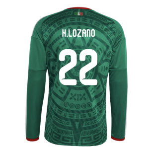 2026-2027 Mexico Long Sleeve Home Shirt (H.Lozano 22)