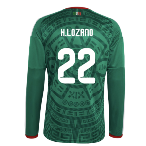 2026-2027 Mexico Long Sleeve Home Shirt (H.Lozano 22)