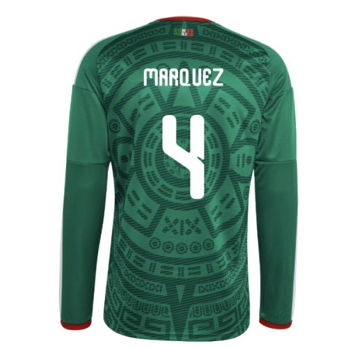 2026-2027 Mexico Long Sleeve Home Shirt (Marquez 4)