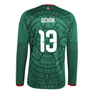 2026-2027 Mexico Long Sleeve Home Shirt (Ochoa 13)