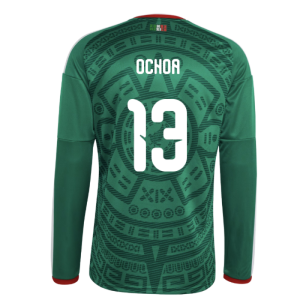 2026-2027 Mexico Long Sleeve Home Shirt (Ochoa 13)