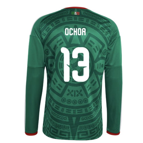 2026-2027 Mexico Long Sleeve Home Shirt (Ochoa 13)