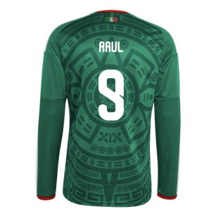 2026-2027 Mexico Long Sleeve Home Shirt (Raul 9)