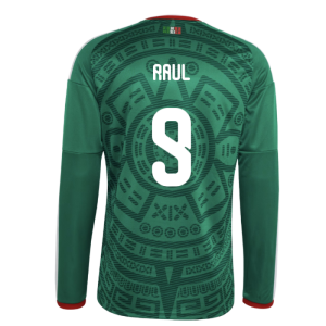 2026-2027 Mexico Long Sleeve Home Shirt (Raul 9)