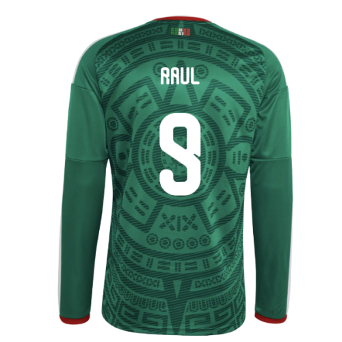 2026-2027 Mexico Long Sleeve Home Shirt (Raul 9)