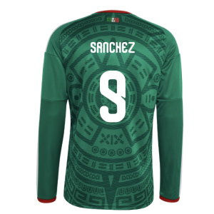 2026-2027 Mexico Long Sleeve Home Shirt (Sanchez 9)