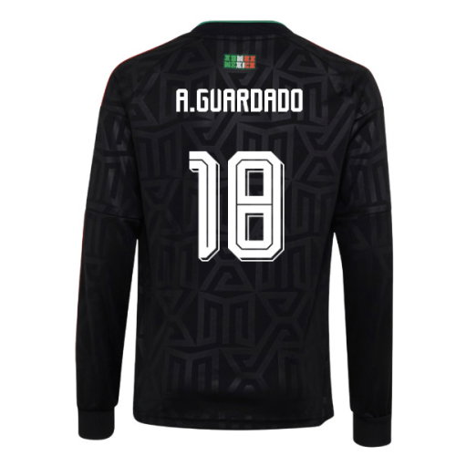 2026-2027 Mexico Third Long Sleeves Shirt (Kids) (A.Guardado 18)