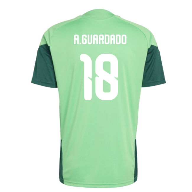 2026-2027 Mexico Training Jersey (Semi Flash Green) (A.Guardado 18)