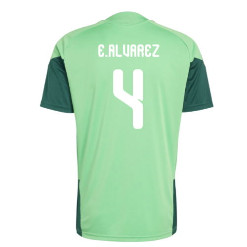 2026-2027 Mexico Training Jersey (Semi Flash Green) (E.Alvarez 4)