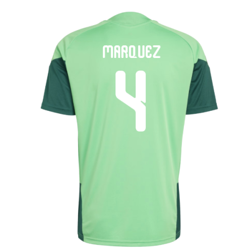 2026-2027 Mexico Training Jersey (Semi Flash Green) (Marquez 4)