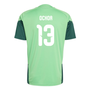 2026-2027 Mexico Training Jersey (Semi Flash Green) (Ochoa 13)